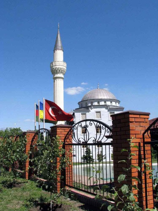 Культурные центры турции. Мариуполь мечеть Мариупольская мечеть. Мечеть Роксоланы Мариуполь. Турецкий центр и мечеть в Мариуполе. Мечеть Сулеймана и Роксоланы в Мариуполе.
